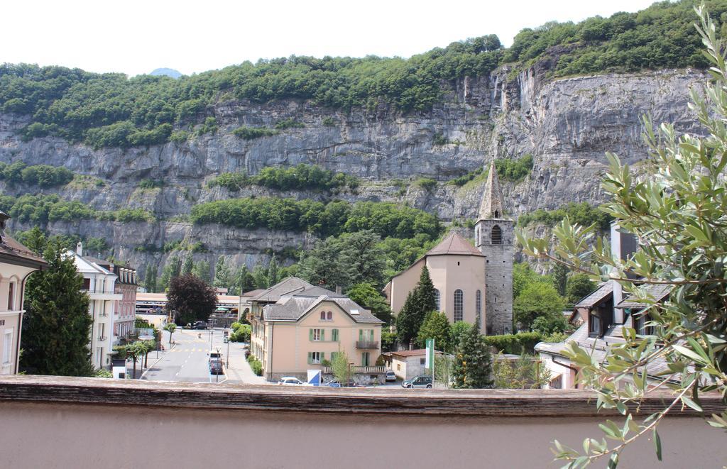 La Dent-Du-Midi Hotel & Restaurant Saint-Maurice Habitación foto
